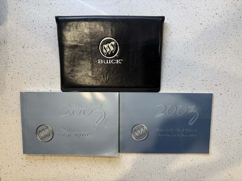 2003 Buick LeSabre Factory Owners Manual and Warranty Booklet Set with Case
